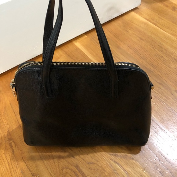 kate spade Bags Kate Spade Black Leather Bow Purse Poshmark